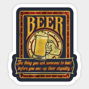 Beer Sticker